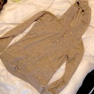 Icebreaker Merino Wool Waffle Knit Pullover Hoodie - Oatmeal Size M EUC